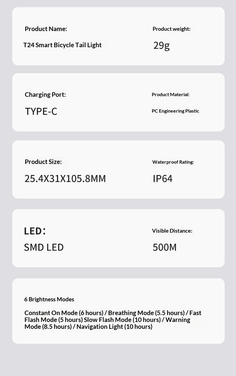BikeBrakeLight Velitag-T2
